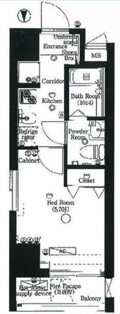 Lavilio中野南台の物件間取画像